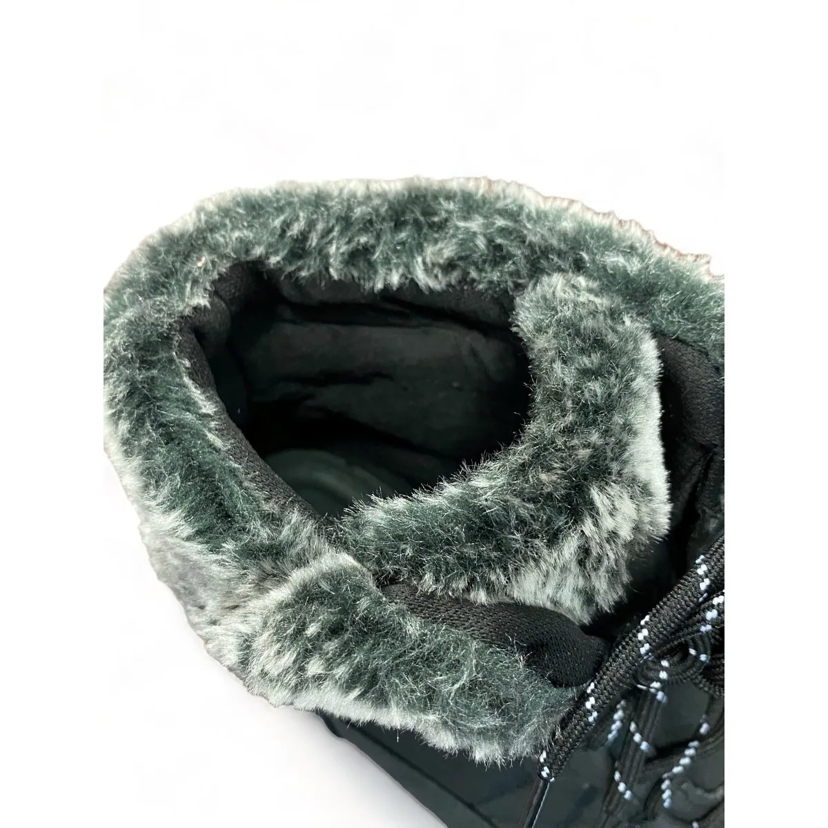 Rebajas Mysoft bota cuña pelo acolchado negra 22m572