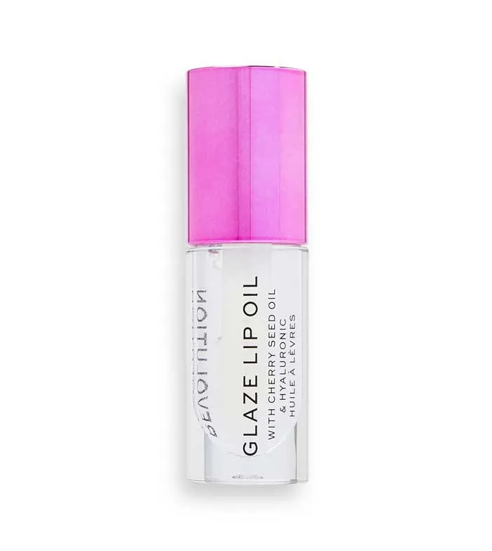 REVOLUTION  ACEITE PARA LABIOS GLAZE OIL  LUST CLEAR