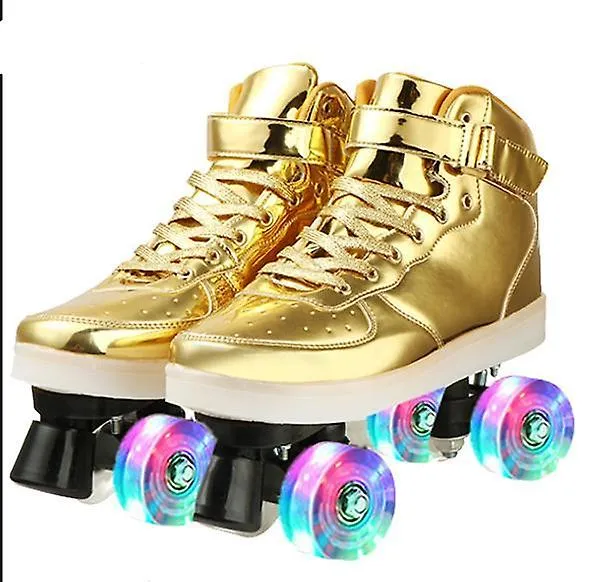 Roller Skates Hockey zapatos de polea de doble fila / mujeres