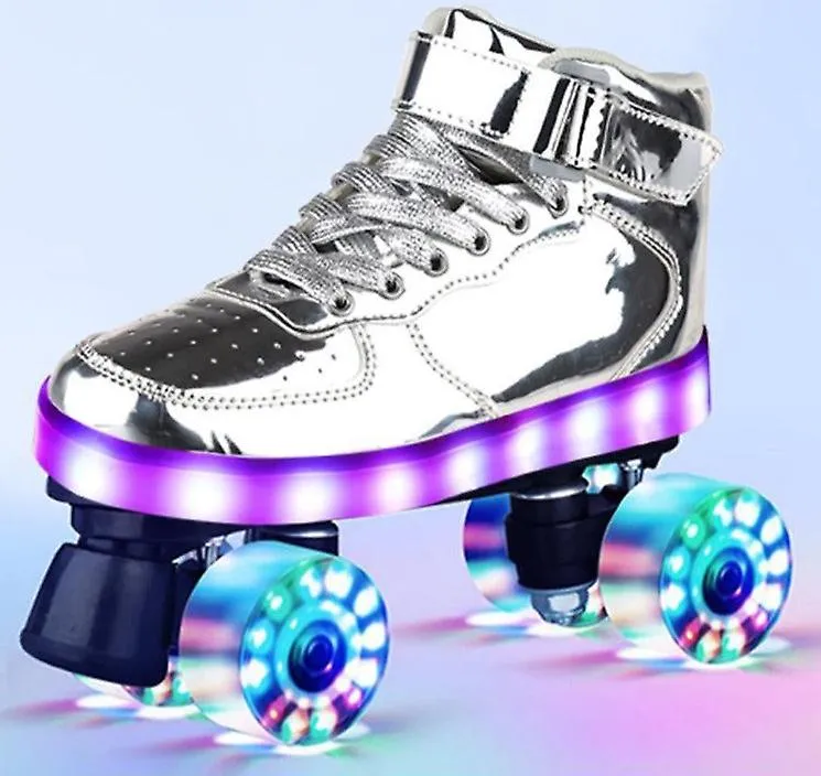 Roller Skates Hockey zapatos de polea de doble fila / mujeres