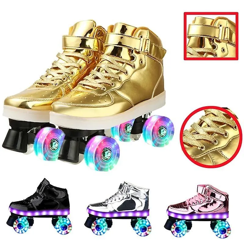 Roller Skates Hockey zapatos de polea de doble fila / mujeres