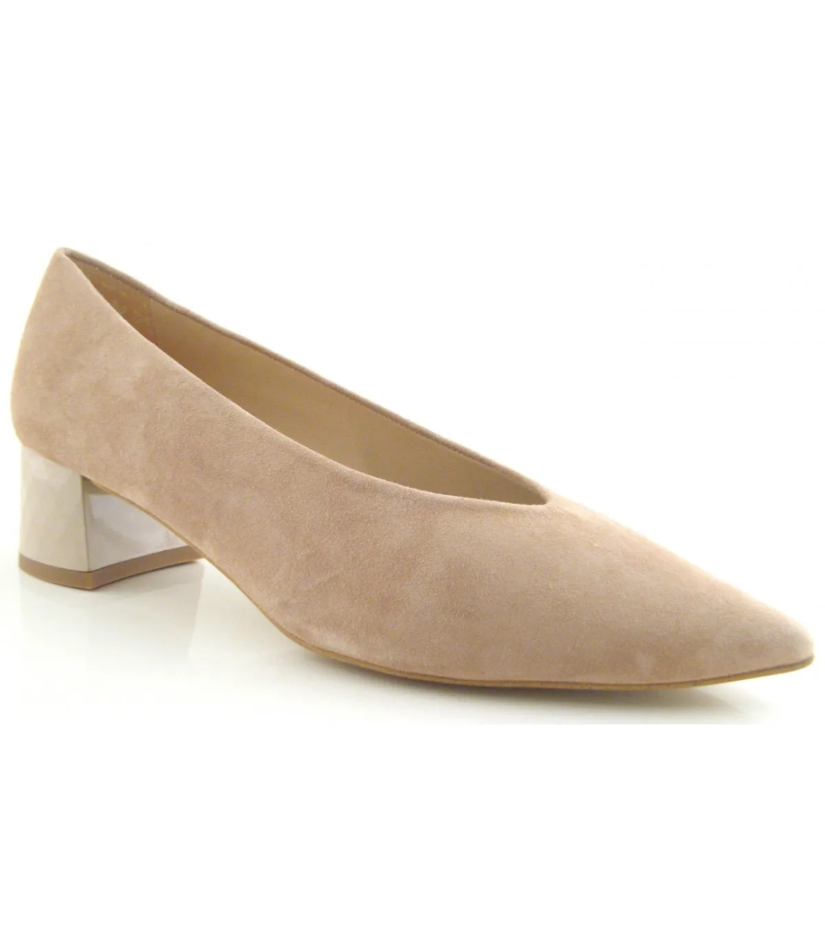 Salón para mujer en ante beige