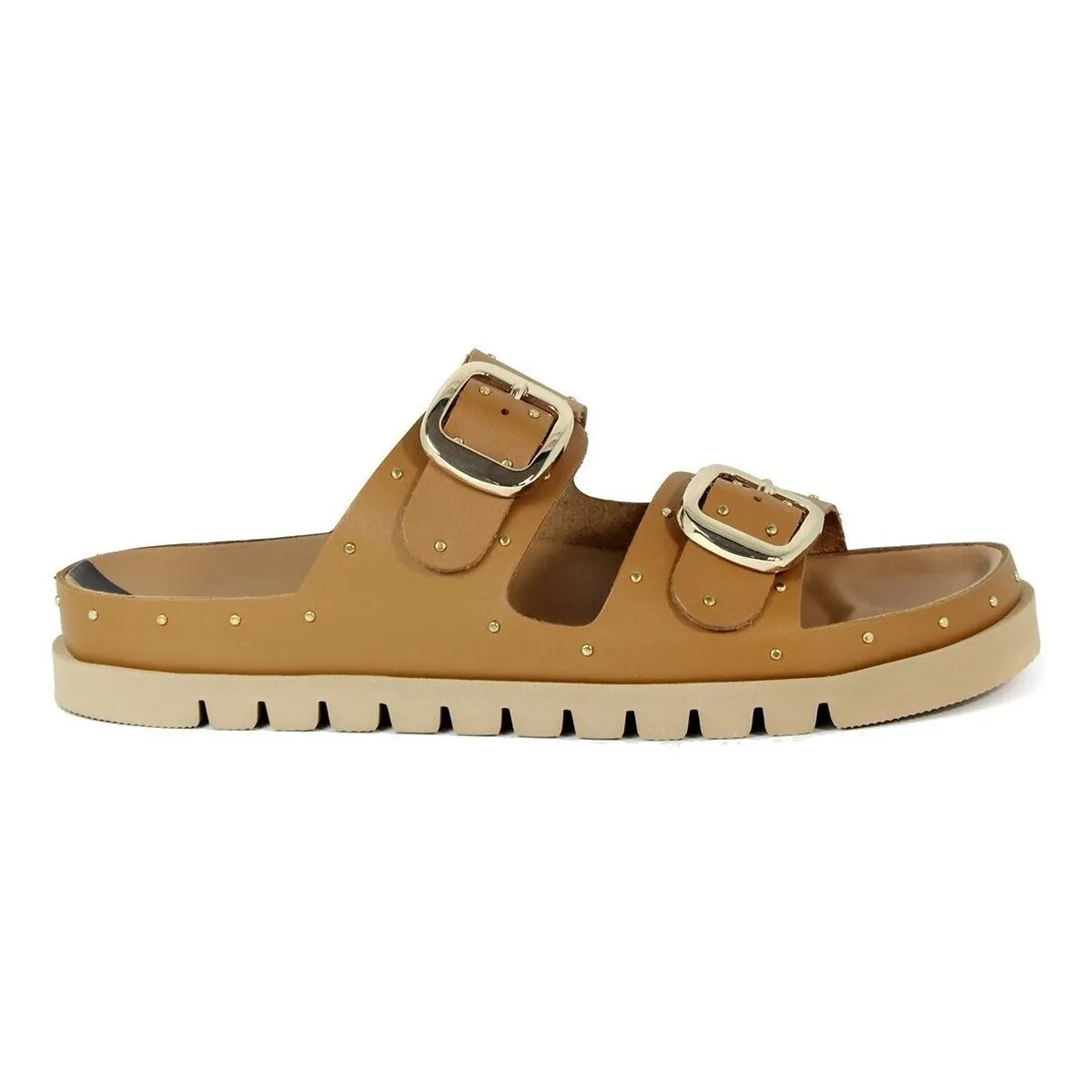SANDALIAS BIO CON TACHUELAS  TELL CUERO