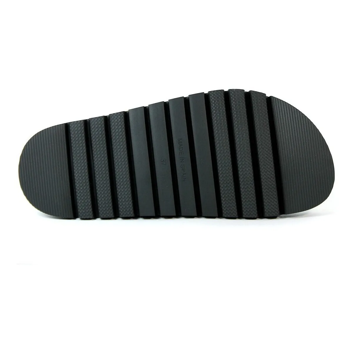 SANDALIAS BIO DE PIEL CON TACHUELAS  TELL NEGRO