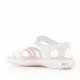 sandalias Pablosky blancas con detalles metálicos