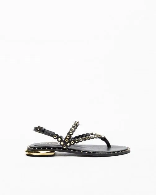 SANDALIAS PLANAS EXé VF20563 NEGRO