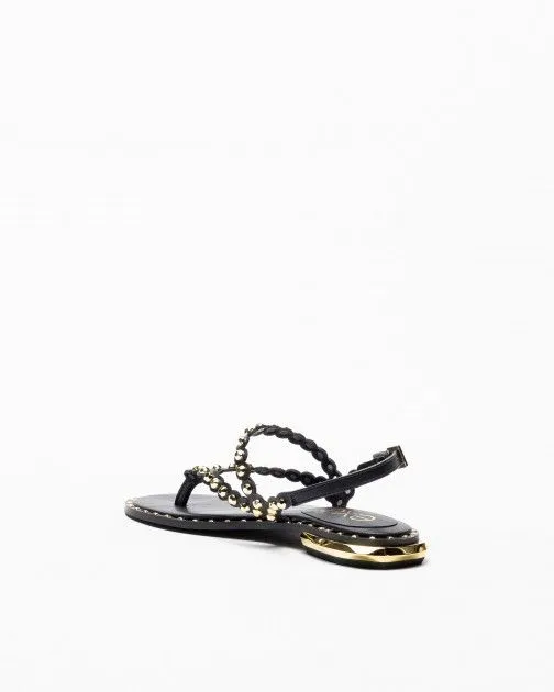 SANDALIAS PLANAS EXé VF20563 NEGRO