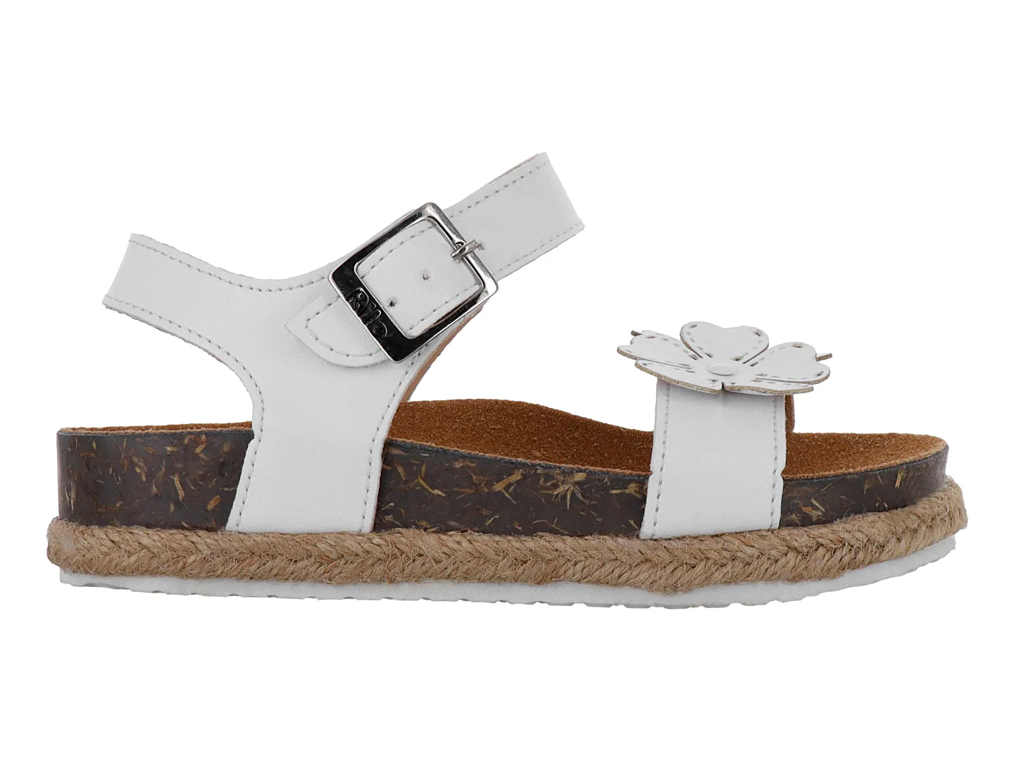 Sandalias Rilo 4155 Blanco Para Niña