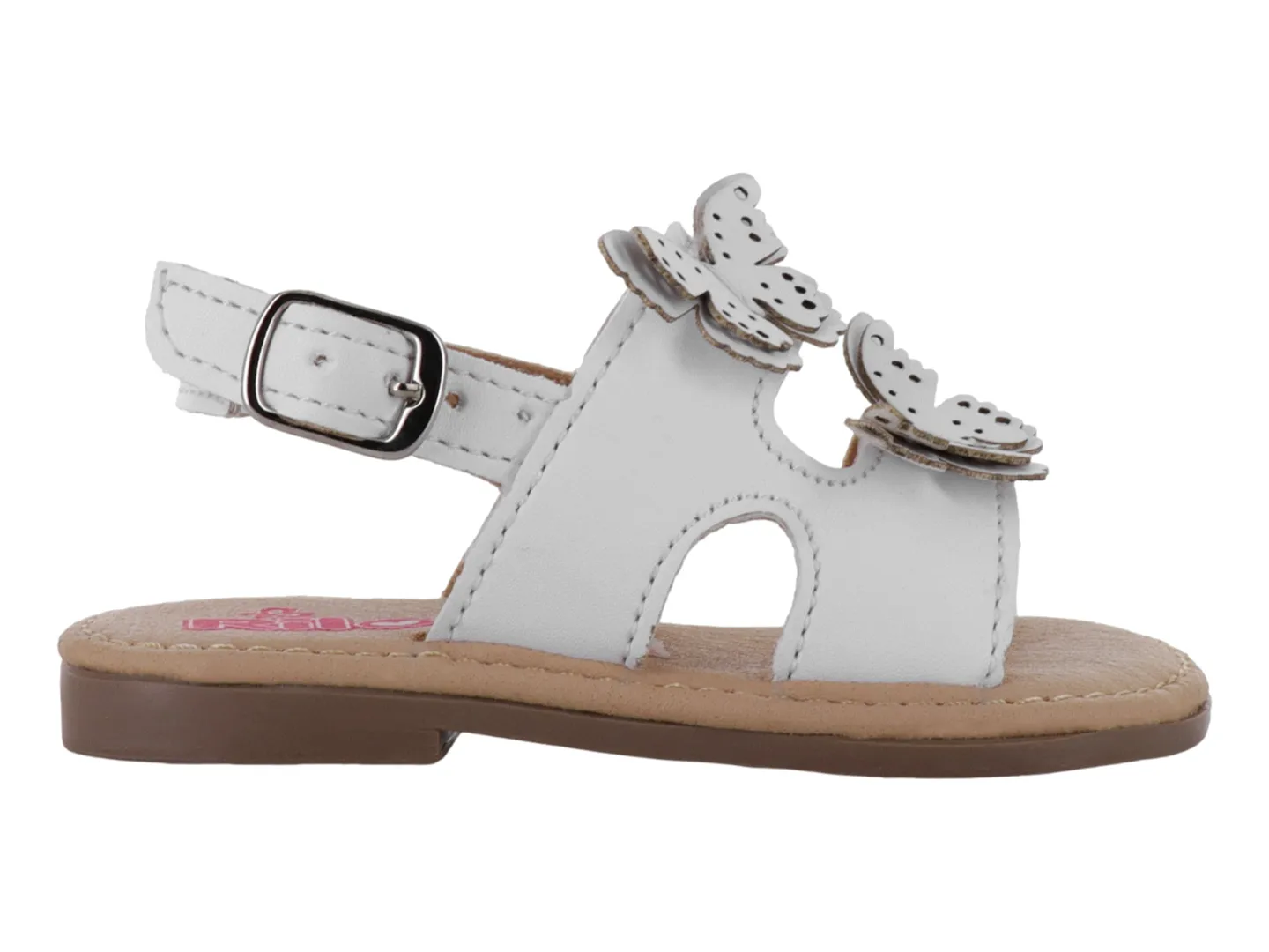 Sandalias Rilo 4639 Blanco Para Niña