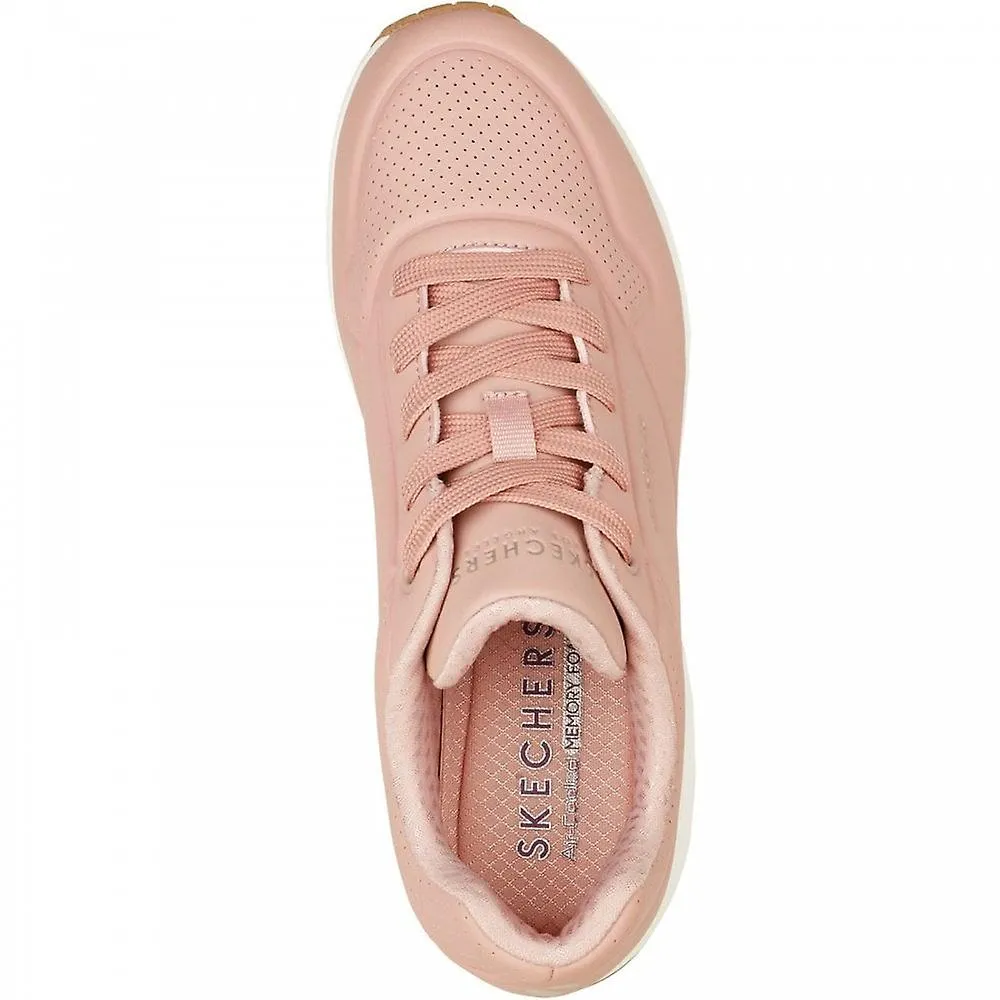 Skechers Uno Stand On Air para mujer | Colorete | Zapatilla de moda con cordones para mujer