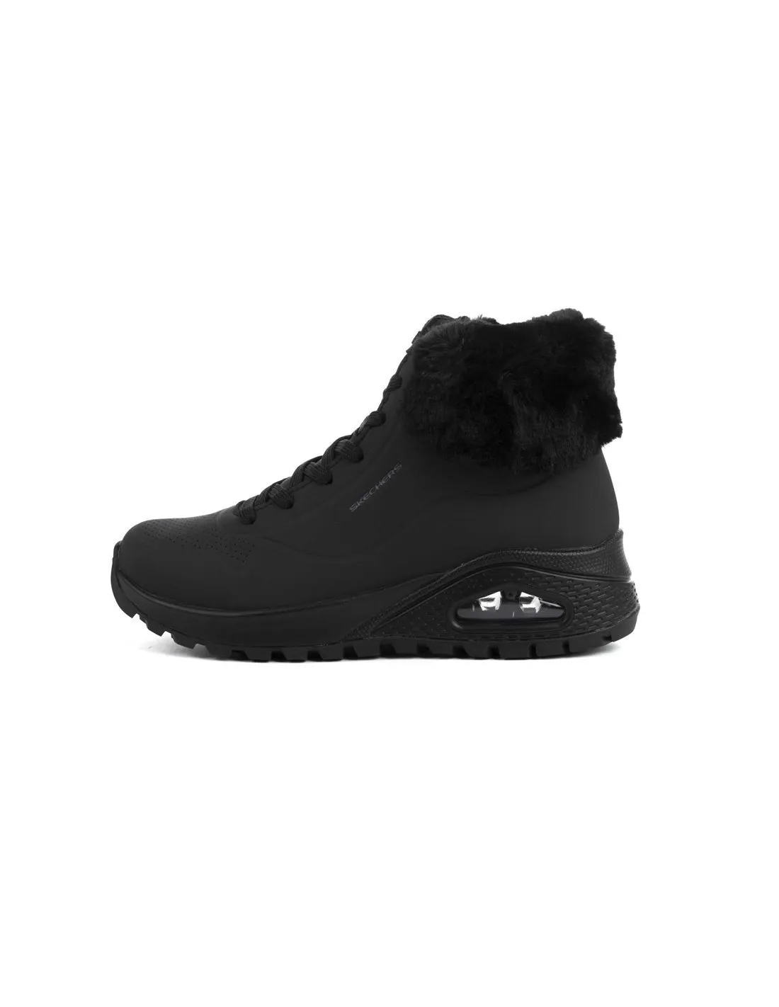 SKECHERS  ZAPATILLAS NEGRAS UNO RUGGED FALL AIR MUJER