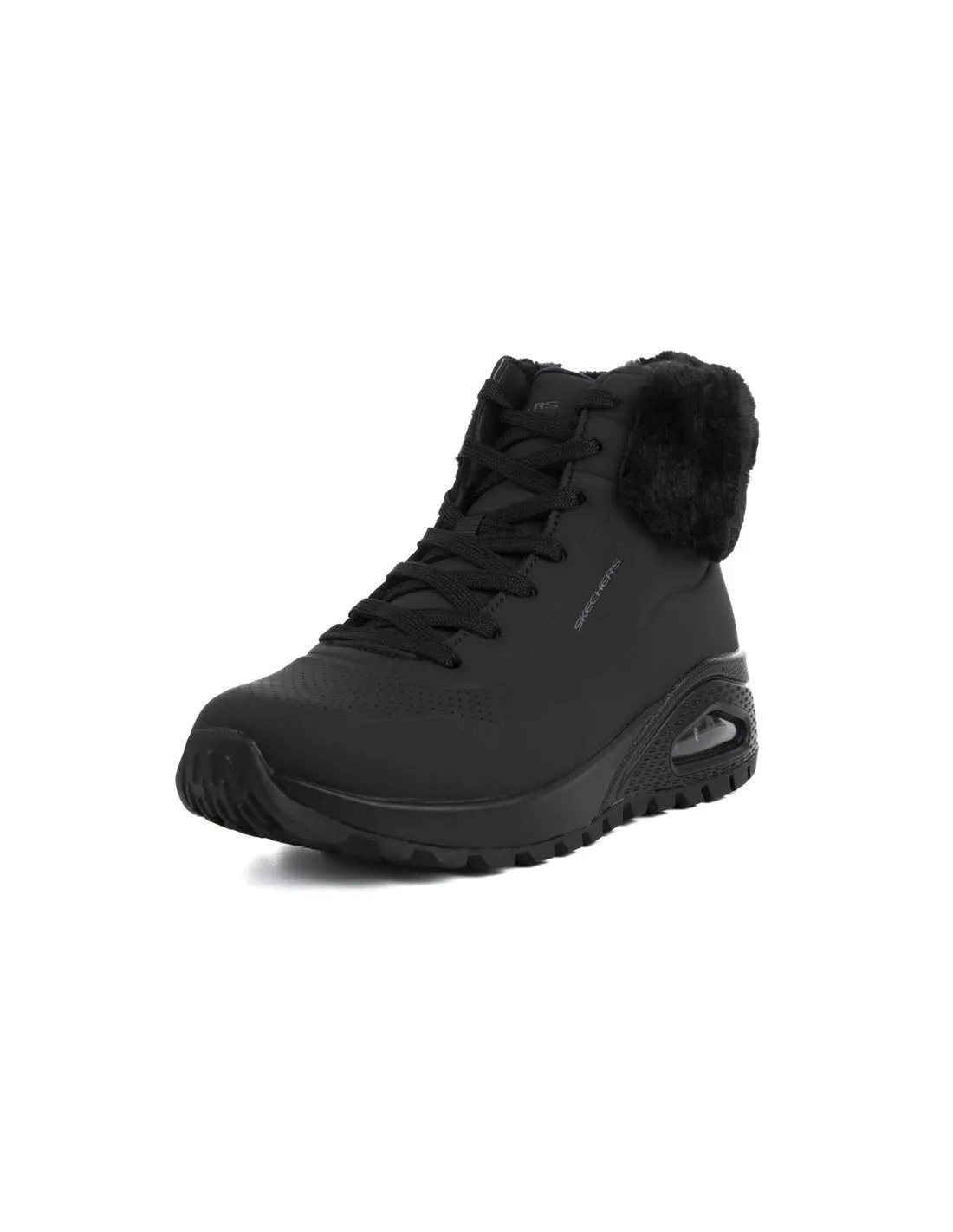 SKECHERS  ZAPATILLAS NEGRAS UNO RUGGED FALL AIR MUJER