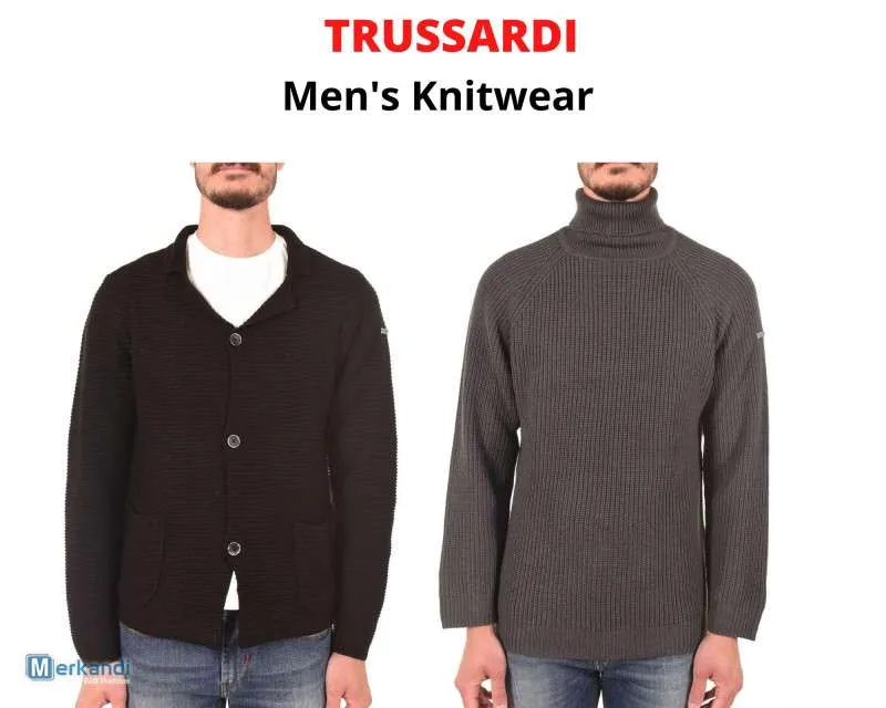 STOCK DE PRENDAS DE PUNTO PARA HOMBRE TRUSSARDI