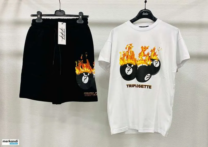 Stock ropa deportiva Triplosette hombre p/e