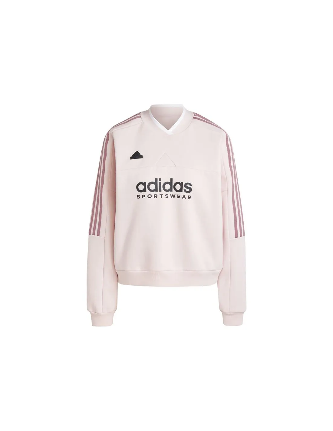 Sudadera adidas Tiro Cut 3 Bandas Fleece Mujer Rosa