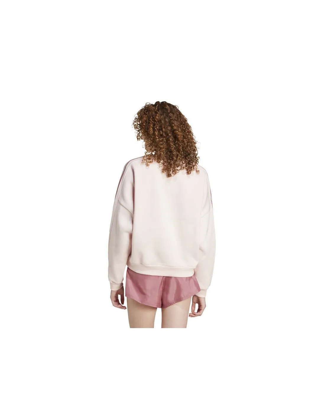 Sudadera adidas Tiro Cut 3 Bandas Fleece Mujer Rosa