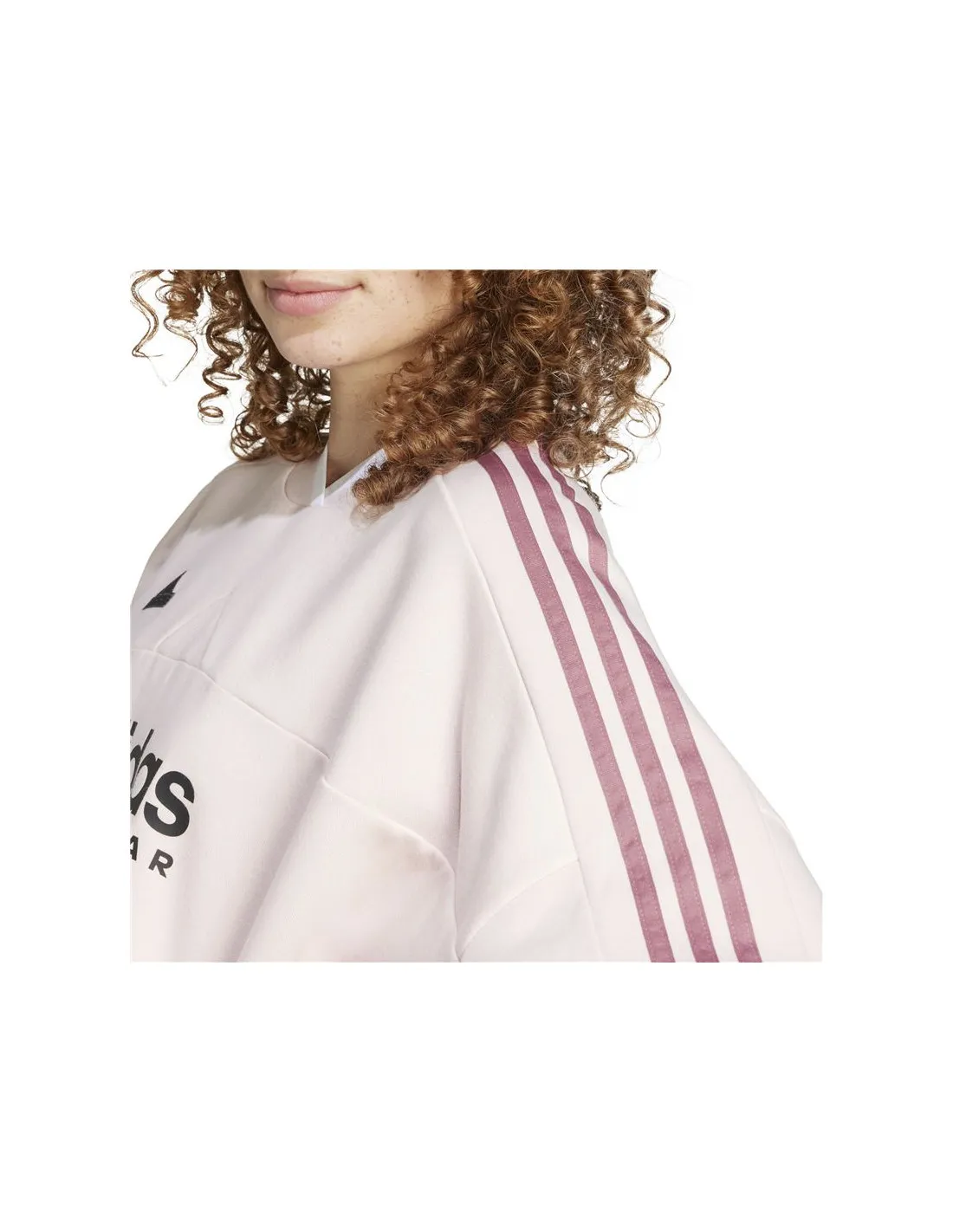 Sudadera adidas Tiro Cut 3 Bandas Fleece Mujer Rosa