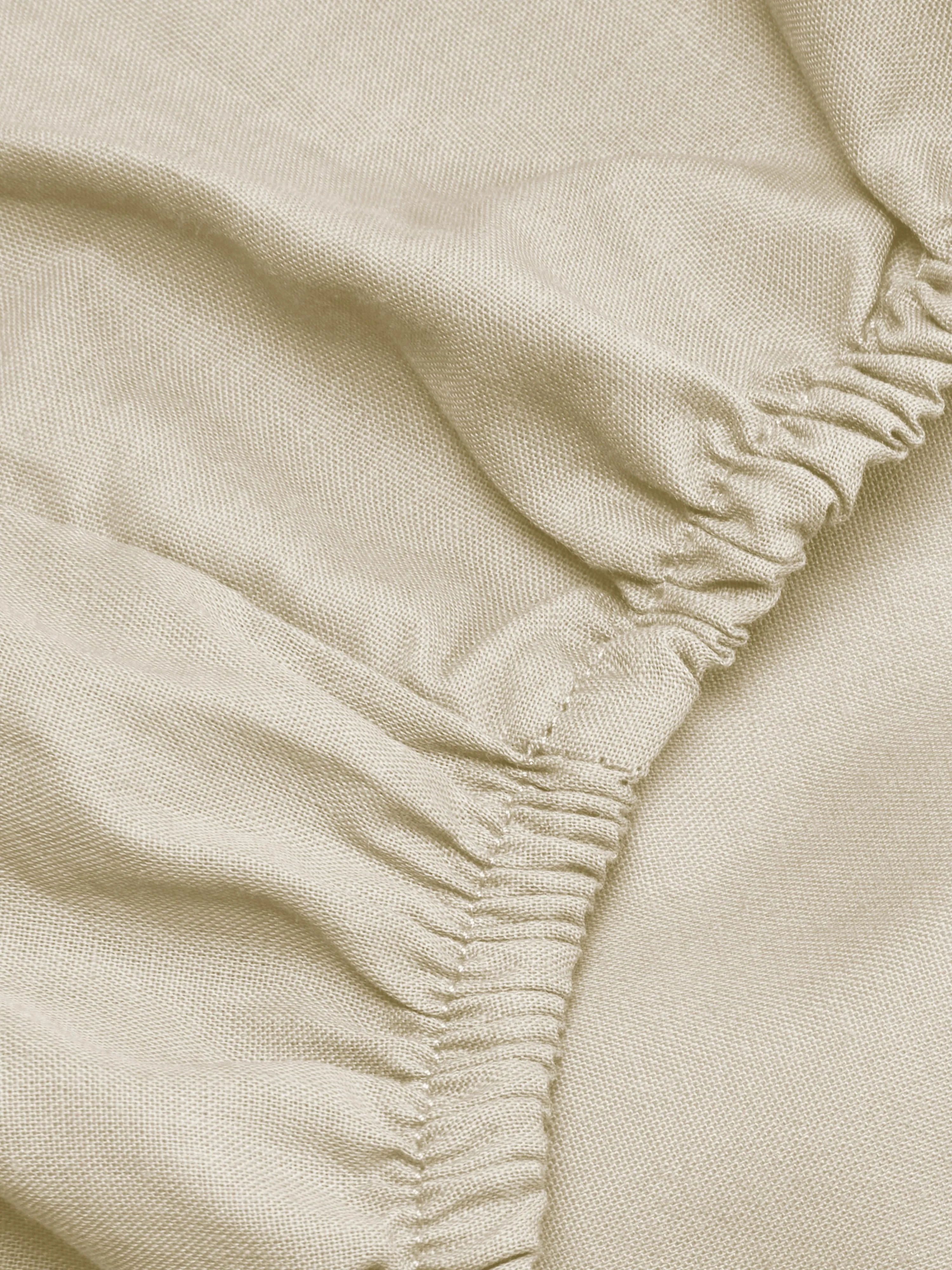 Sábana bajera de algodón para cama super king