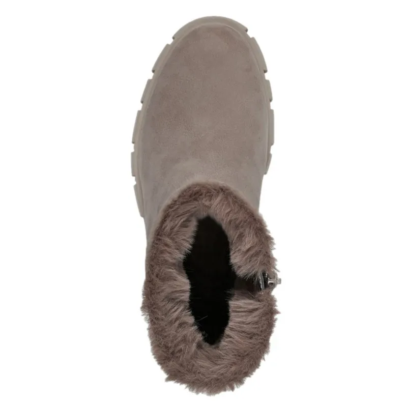 TAMARIS 26417 Grey Botín liso pelo tacón medio mujer