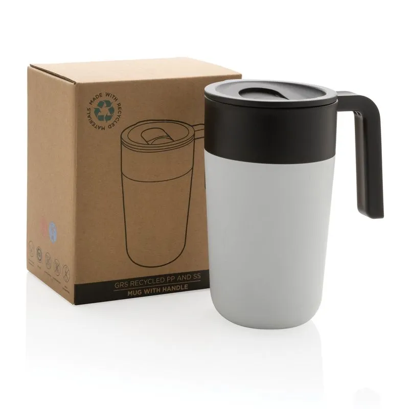 Taza corporativa antigoteo con asa 480 ml GRS