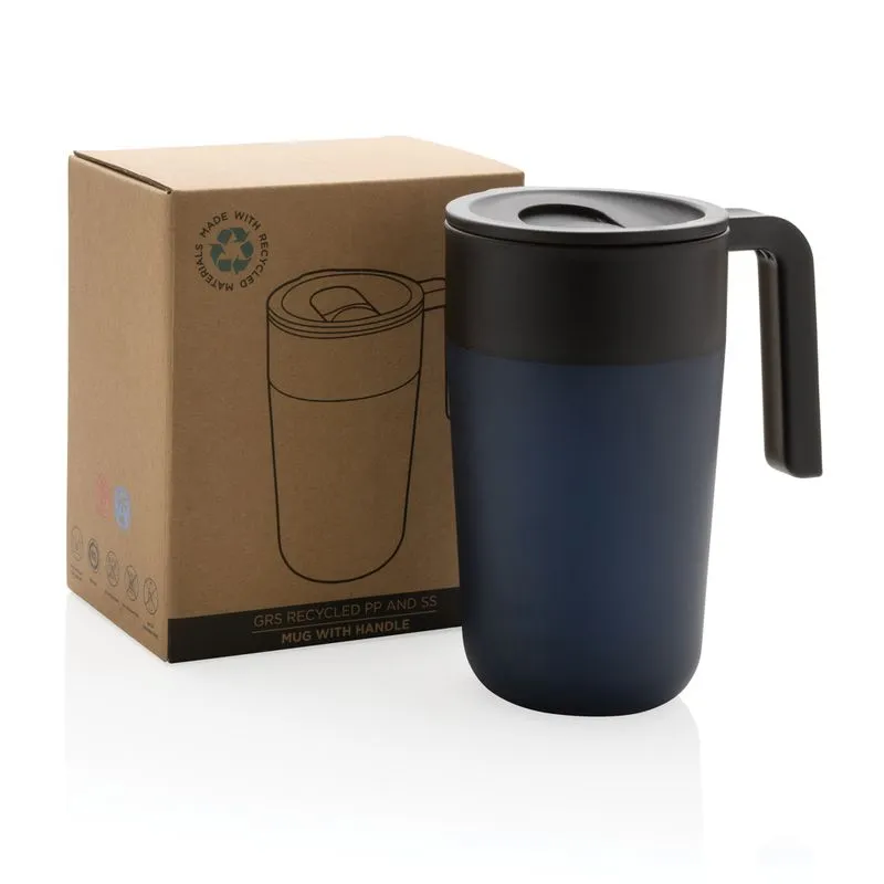 Taza corporativa antigoteo con asa 480 ml GRS