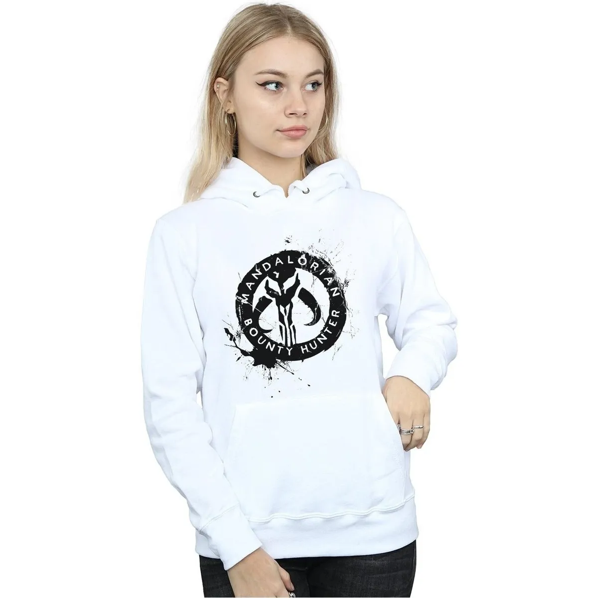 The Mandalorian Bounty Hunter Splatter Skull
