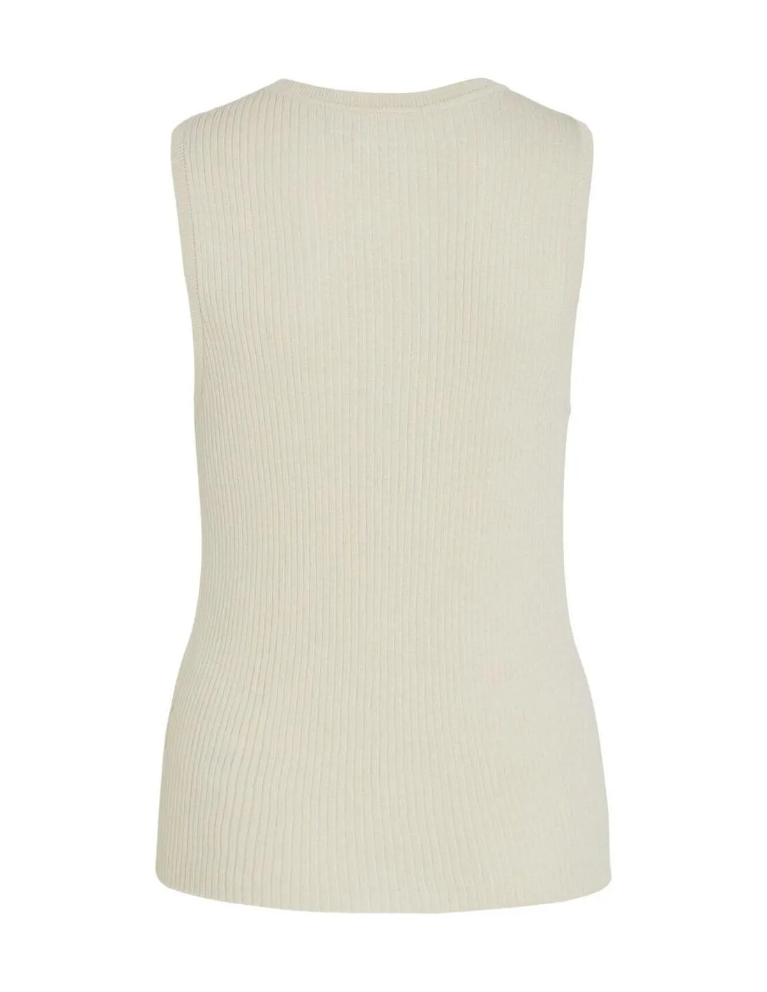 TOP DE PUNTO BEIGE VILA CLOTHES ISLA