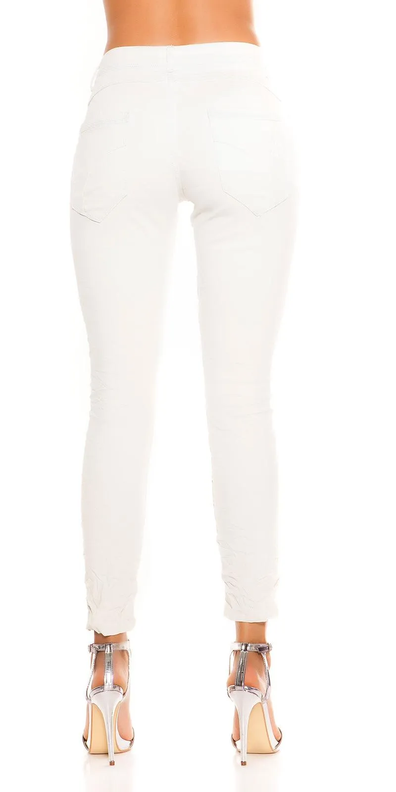 Trendy skinny con entrepierna blanco