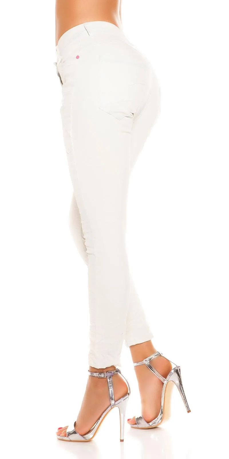 Trendy skinny con entrepierna blanco