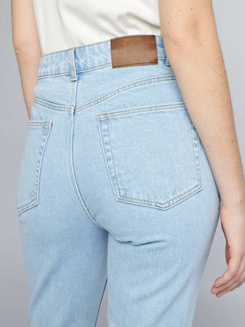 VAQUERO FLARE/BOOTCUT DE TIRO ALTO  AZUL
