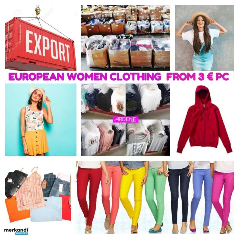 VENTA AL POR MAYOR DE ROPA Y CALZADO DE MARCA EUROPEA A 1,99€  GRADO A PARA EXPORTACIóN