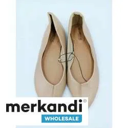 VENTA MAYORISTA DE CALZADO  LOTE DE BAILARINAS PARA MUJER DE MARCAS EUROPEAS