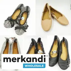 VENTA MAYORISTA DE CALZADO  LOTE DE BAILARINAS PARA MUJER DE MARCAS EUROPEAS