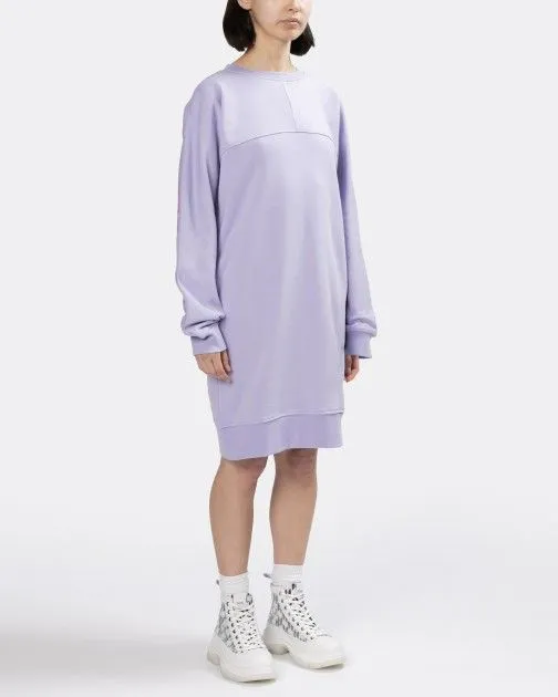 Vestido Karl Lagerfeld Big Logo Sweat Dress 230W1355 Lilás
