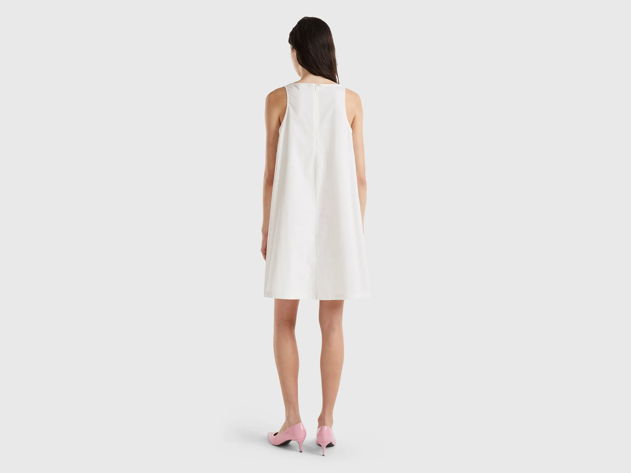 Vestido trapecio sin mangas