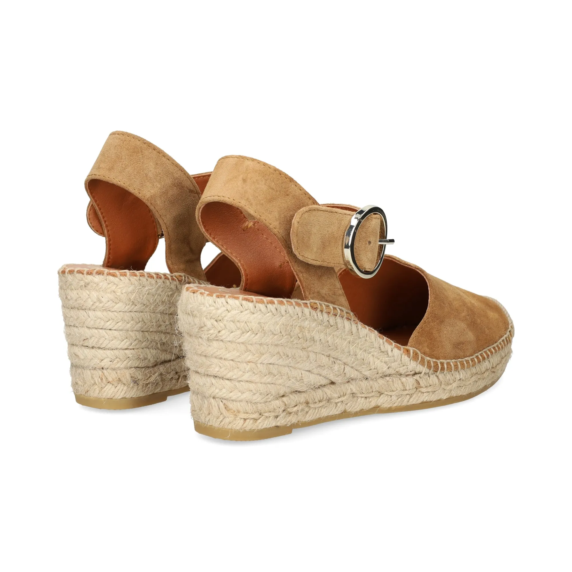 VIGUERA Zapatos cuña WHISKEY