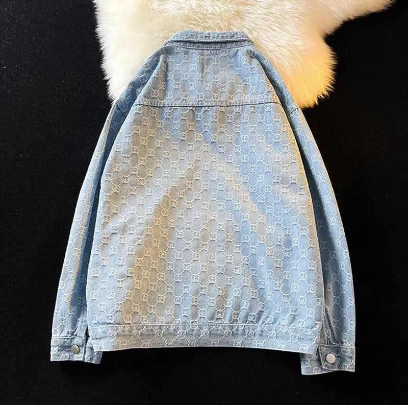 YD0009 ropa de diseñador moda casual jeans chaqueta hombres chaqueta de diseñador primavera denim abrigos para hombre