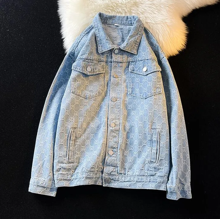 YD0009 ropa de diseñador moda casual jeans chaqueta hombres chaqueta de diseñador primavera denim abrigos para hombre