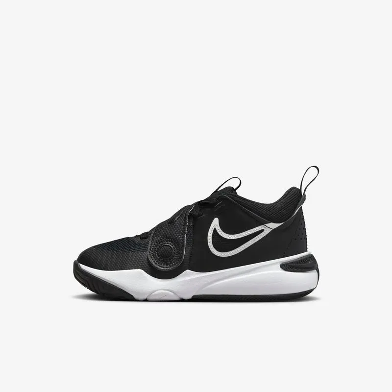 Zapatillas Básquetbol Niño Nike Team Hustle D11 Negra