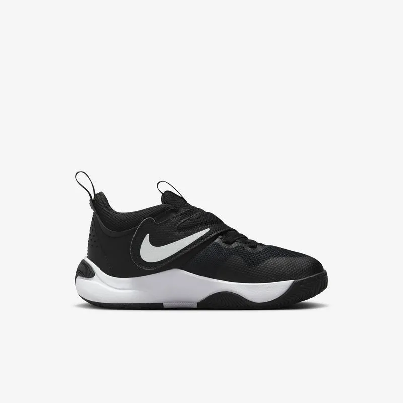 Zapatillas Básquetbol Niño Nike Team Hustle D11 Negra