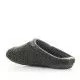 Zapatillas casa Vul·ladi negras con detalles grises