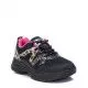 Zapatillas deporte Xti negras con detalles de purpurina y animal print