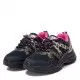 Zapatillas deporte Xti negras con detalles de purpurina y animal print