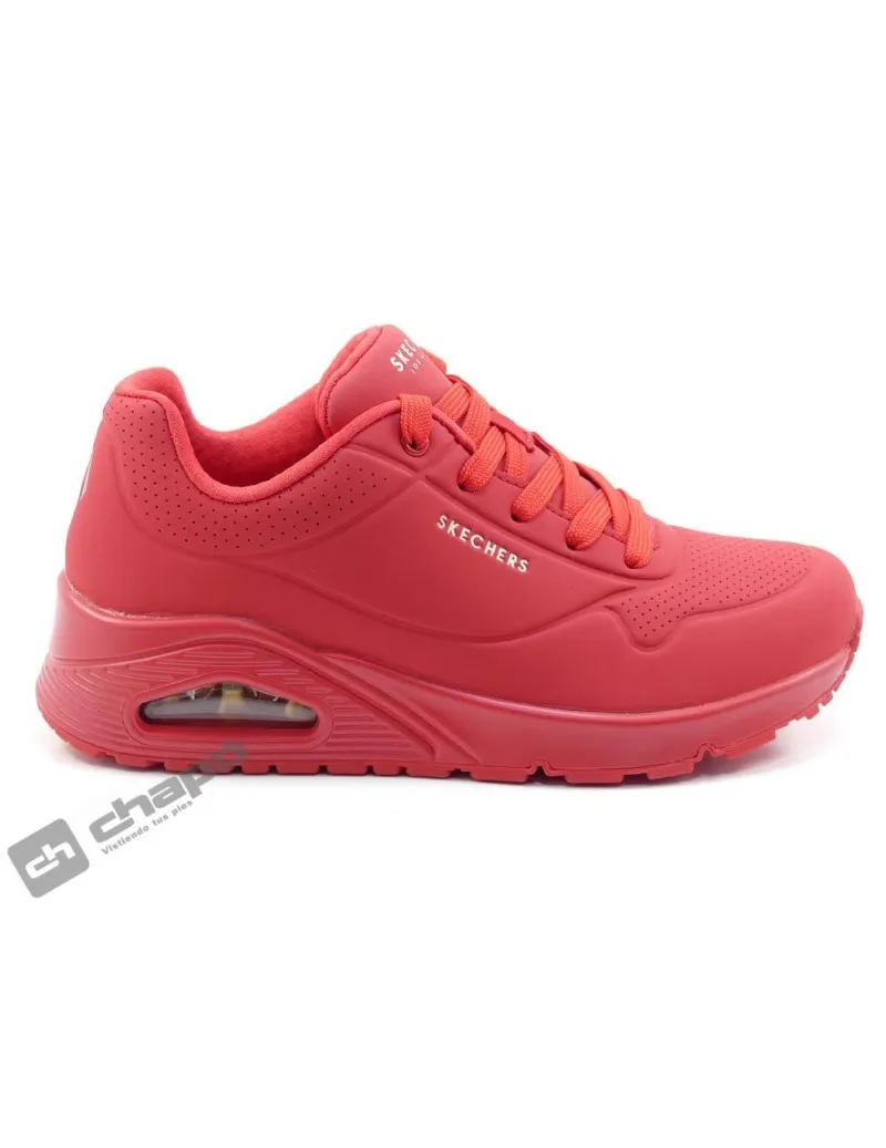 Zapatillas Deportiva Rojo Skechers 73690