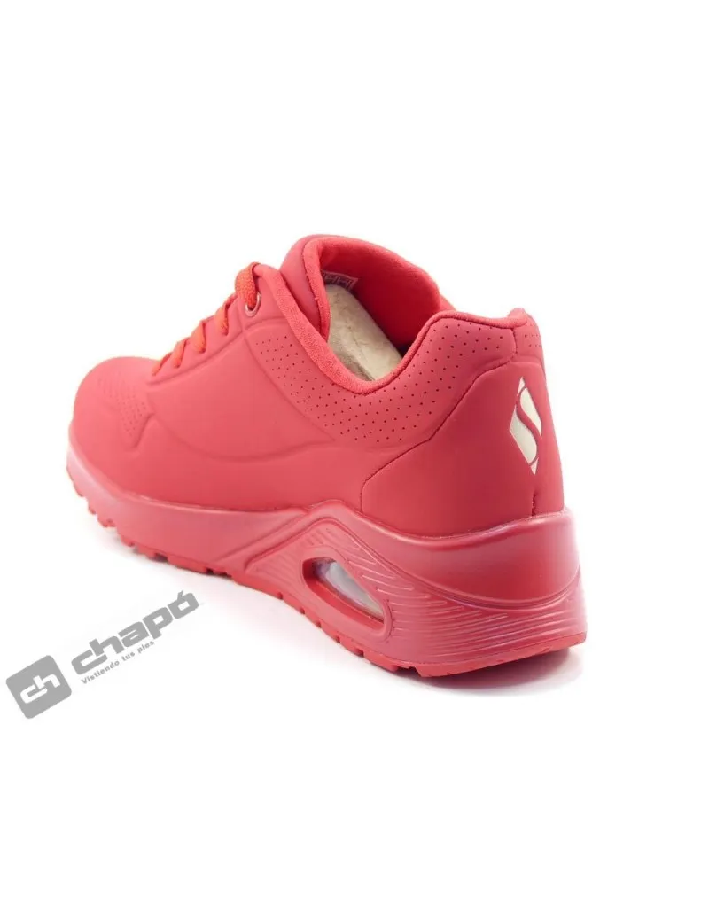 Zapatillas Deportiva Rojo Skechers 73690