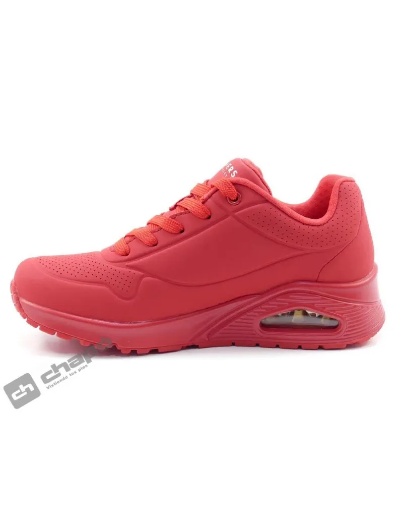 Zapatillas Deportiva Rojo Skechers 73690