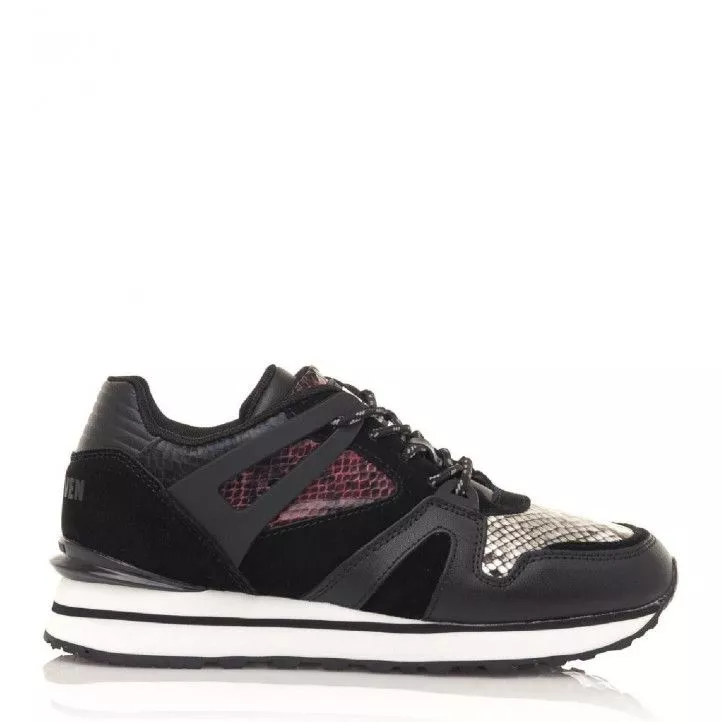 Zapatillas deportivas SixtySeven 67 con detalles granates
