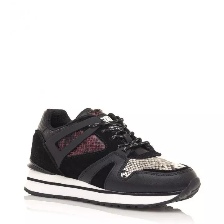 Zapatillas deportivas SixtySeven 67 con detalles granates