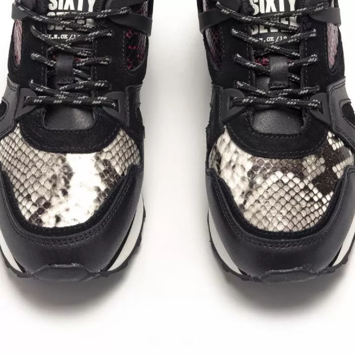 Zapatillas deportivas SixtySeven 67 con detalles granates