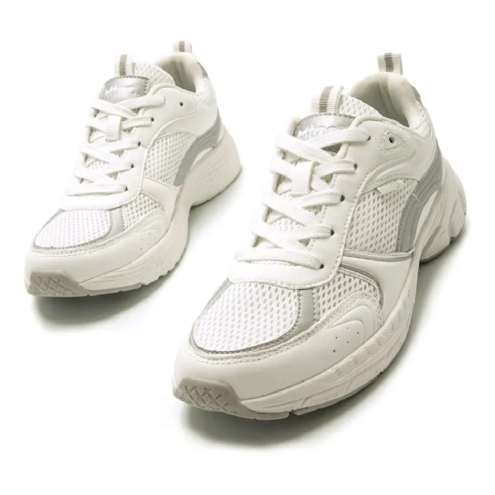 Zapatillas urban Mustang 60438 daddy blancas y plateadas